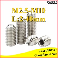 Set Screw Grub Screw/Grub Screw DIN916/Plating nikel 12.9 High Tensile Hex Socket Set Screw M2.5-M10