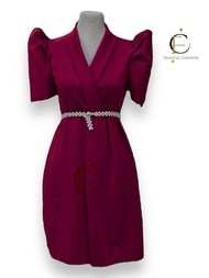 Francel Inspired Filipiniana Formal Graduation & Event Dress  Fitted & Elegant