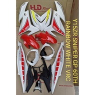 HLD ANNIVERSARY SPECIAL EDITION YAMAHA Y15ZR V1 V2 Y15 SNIPER GP 60TH RAINBOW WHITE VRC RED COVER SE