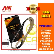 TOYOTA ESTIMA ACR50 / ACR55 / VELLFIRE ANH20 / ANH25 / MARK X 2.4 MS FAN BELT ( 7PK1905 ) ( MSFB-7PK