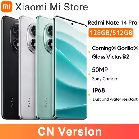 Xiaomi Redmi Note 14 Pro Chinese Version 120Hz 50MP Xiaomi HyperOS 5500mmAh(typ) battery,45W turbo c