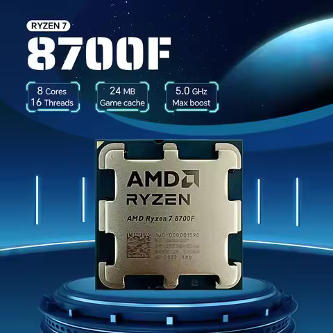 NEW R7 8700F 65W 4NM L3=16M 4.1GHz AMD Ryzen 7 8700F 8-Core 16-Thread Gaming Processor DDR5 Socket A