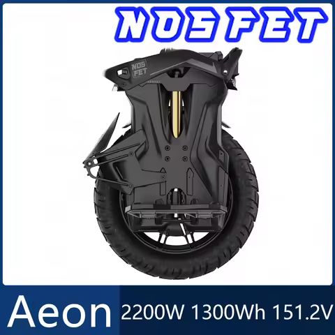 2026 NOSFET AEON 2200W Motor 1300Wh 151.2V 50S Battery Peak Power 8000W 3.0-12 Tire Size 90mm Suspen