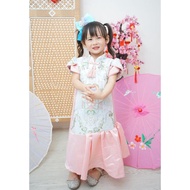 Princessa Flami Satin Dress CNY Imlek Pink I4068