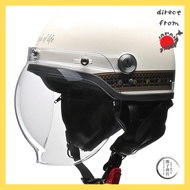 LEAD Motorcycle Helmet with Bubble Shield - Model CR-760, Free Size (57-60cm)