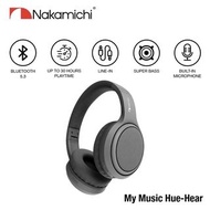 🌟全新行貨🌟NAKAMICHI - My Music Hue Hear 無線藍牙可折疊耳機 頭帶式 超低音 內建麥克風 3.5mm 耳機
