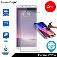 ScreenProx Vivo V7 Plus Tempered Glass Screen Protector (2pcs)