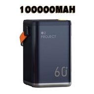 【ชาร์จ1ครั้ง ใช้ได้ 9 สัปดาห์】Large capacity power bankพาวเวอร์แบงค์ความจุสูงขนาด 100W ความจุสูง 100