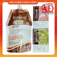[+Tặng mũ trùm] Kem ủ tóc Collagen Karseell Maca DẠNG TÚI + Cặp gội xả gói 15mlx2