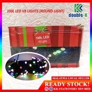 HARI RAYA 100L Led V8 Lights (Round Lights) - RM16.80/box