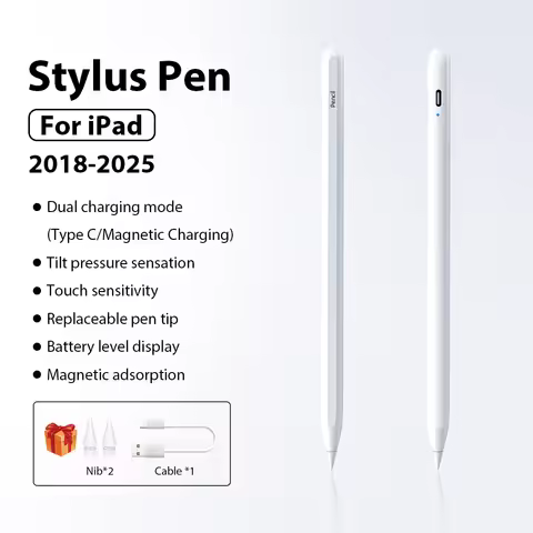 For Apple Pencil For iPad Air 11 M3 M2 5 4 A16 10 9 10th 9th Gen Bluetooth Stylus Pen Pro 13 12.9 M4