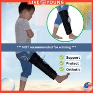 Knee Brace for Kid Children Foot Rehab Joint Guard Support Leg Training Patella Splint Strain Guard Pendakap Lutut