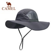 CAMEL Outdoor Large Brim Fisherman Hat Women's Summer Anti-ultraviolet Sun Hat