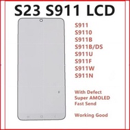 6.1'' super amoled lcd with black dot line scratches for Samsung Galaxy s23 5g s911 s911b lcd displa