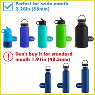 ✴ Tumbler Lid Cap With Sport Lid Flex Handle For Aquaflask Straw Lid Replacement Cap 5.7cm Wide Mou