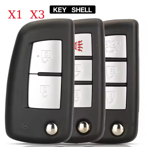 jingyuqin X1 X3 Remote Car Key Shell Cover Case For Nissan Juke F15 F16 X-Trail (T32) Qashqai (J11E/