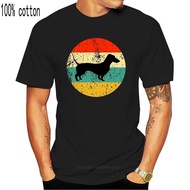 Unique Cotton Dachshund - Vintage Retro Weiner Dog Doxen 'S - Dog Icon Slim Fit Men's T-Shirts OU46E