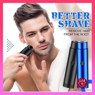 [COD] Alat Cukur Elektrik Mini Portable USB Pisau Cukur Rambut Kumis Jenggot Pangkas Rambut Ketam Ha