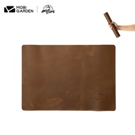 MOBI GARDEN Exquisite Camping Cowhide Table Mat ปิกนิกกลางแจ้ง Anti-Fouling Anti-Skid