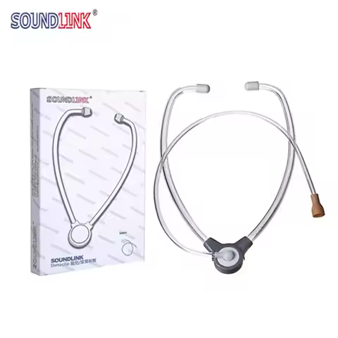 Soundlink Hearing Aid Stethoscope Tester Binaural Listening Tube for Testing BTE, ITE, ITC, CIC Hear