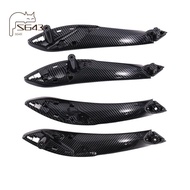 Interior Door Carbon Fiber Color Pull Handle Inside Trim for     3 4 Series F30 F31 F32 F33 F34 F35 