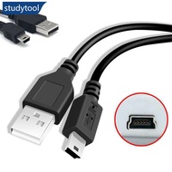 STUDYTOOL 0.8/0.5M USB Cable V3 A Male to Mini B 5 Pin T Port MiniUSB for Devices MP3 MP4 Camera Mob