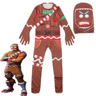 Halloween Costume Skeleton Knight Gingerbread Ghost Face Bodysuit Fortnite Children's Performance Co