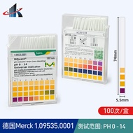 กระดาษทดสอบค่า pH แม่นยำ Merck กระดาษทดสอบค่า pH ความเป็นกรดหรือความเป็นด่าง วัดค่า pH ได้หลากหลาย