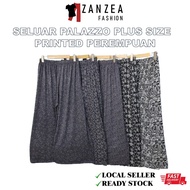 ZANZEA FASHION SELUAR PEREMPUAN PALAZZO/FIT 10XL SUPER PLUS SIZE ELASTIC PRINTED/PALAZO PANTS SELUAR