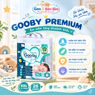 [Buy 1 Bag] Gooby Night Diapers/Diapers, Super Absorbent, Safe, Soft, For Babies From 4kg-35kg