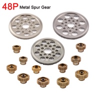 Metal 48P Spur Gear 92T 85T 80T Pinion 18T 19T 20T 21T 22T 23T 24T 25T 26T Motor Gears For R31 G31 S