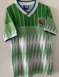1995 Bolivia เสื้อเจอร์ซี่ผู้ชาย Kaus Sepak Bola คุณภาพสูงสามารถปรับแต่งได้