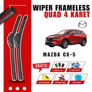 Mazda Cx-5 Quad Car Windshield Wiper Free 5 Bonus