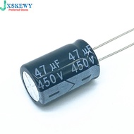 5PCS Higt quality 450V47UF 16*25mm 47UF 450V 16*25 Electrolytic capacitor