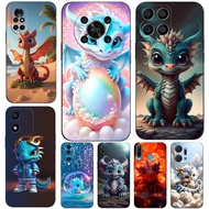 Case For Huawei y6 y7 2018 Honor 8A 8S Prime play 3e Phone Cover Soft Silicon Cute dragon baby