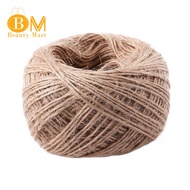 100 Meter - Natural Textured Hessian Jute Twine String 1mm
