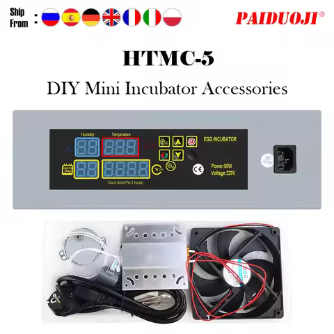 HTMC-5 DIY Constant Mini Incubator Accessories Automatic Eggs Incubator Temperature Controller for B