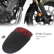 For Honda CL500 CL 500 cl500 2023 2024 New Motorcycle Accessories Front Extender Fender Plastic Blac