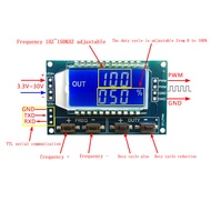 1Hz 150Khz Signal Generator PWM Board Module Pulse Frequency Duty Cycle Adjustable Module LCD Displa