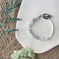 白水晶貔貅純淨勾式手鍊