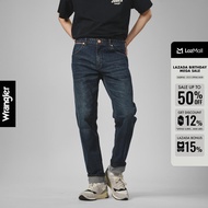 WRANGLER กางเกงยีนส์ผู้ชาย (ริมแดง) คอลเลคชั่น Casey Jones เอวต่ำ ทรงเข้ารูป Larston รุ่น WR F125MLA