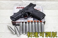 武SHOW KWC S&amp;W MP40 CO2槍 初速可調版 + CO2小鋼瓶 ( 大嘴鳥手槍直壓槍BB槍BB彈玩具槍