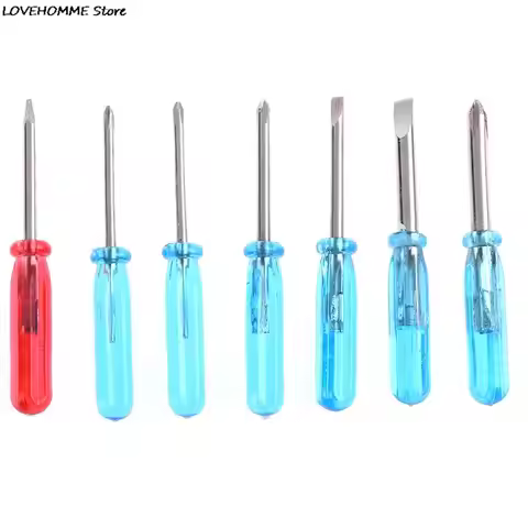 7Pcs 2.0mm Mini Screwdriver Phillips Slotted Cross Word Head Five-pointed Star For IPhone Samsung Ph