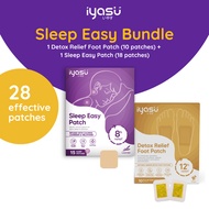Iyasu Sleep Easy Patch & Ginger Detox Foot Patch Better Sleep Stress Relief Bundle Easy to apply