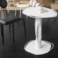 祁人鐵藝餐桌小圓桌藝術風造型桌子咖啡奶茶店簡約工業風設計師