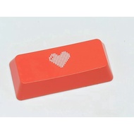 Keycap Love Heart ABS Mechanical Keyboard enter Key Translucent Keycap 2.25 U