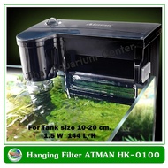 ส่งฟรี - ATMAN HK-0100 กรองแขวนข้างตู้ปลา กรองแขวน กรองน้ำ Back Hanging Filter กรองบ่อปลา บ่อเลี้ยงป