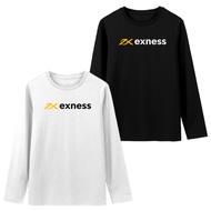 Crypto Exness Men's Trading T-Shirt Unisex Long Sleeve Cotton Combed 30sWanita