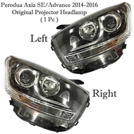 PERODUA AXIA SE ADVANCE 2014 - 2017 / AXIA 2017 - 2019 G/E/X SPEC HEAD LAMP / LAMPU DEPAN
