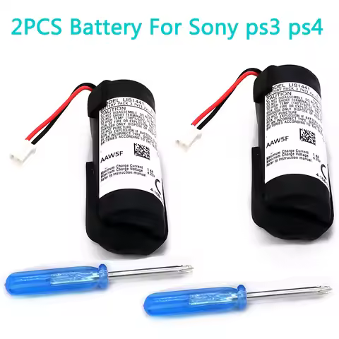2pcs Lithium Rechargeable Battery for Sony PS3 Move PS4 PlayStation Move Motion Controller Right Han